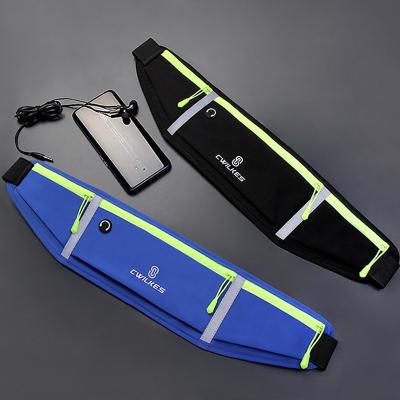 China Water Proof Outdoor Sports Three Pocket Waist Bag Leisure Travel Fitness Waist Running Bag Waterproof Mobile Phone Bag for Men and Women for sale