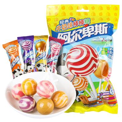 China Natural Alpine Lollipop 200g Mixed Flavor 20 Bags Net Red Snacks Kids Snacks Wholesale for sale