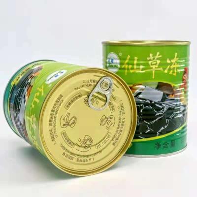 China Production Mesona Jelly Grass Leaves Stick Natural Natural Safe Fresh Black Jelly for sale