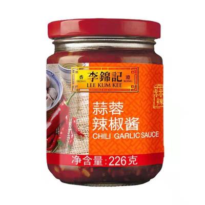 China 226g*12 Bottles / Chinese Chili Sauce 14 Sauce Factory Bottled Garlic Box Garlic for sale