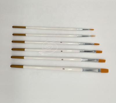 China Oil Paint 6 Pieces Acrylic Paint Brushes With Pinceles Arte Paint Brush Set Professional Artist for sale