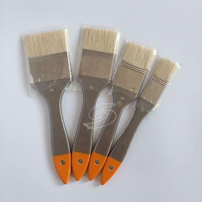 China Oil painting art suppler bristle hair wood handle art paint brush set oil painting for sale