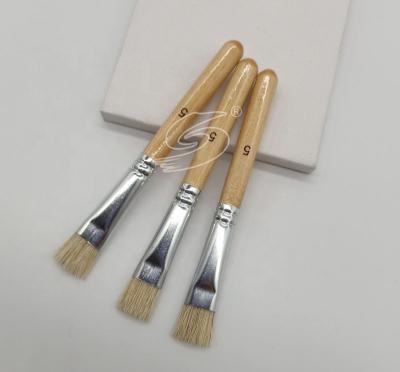 China Artist Brush Suppliers Oil Paint Brushes Set Oil Painting Hog Hair Artist For Kid for sale