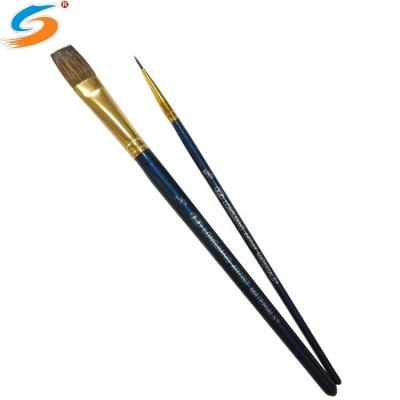 China Oil Painting Porcelain Art Supplies Horse Hair Watercolor Brush (Pony) for sale