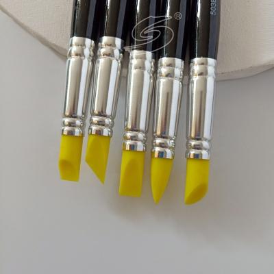 China Oil Paint Max Silicone Brushes used for carving, shaping, clay sculpting, modeling etc. for sale