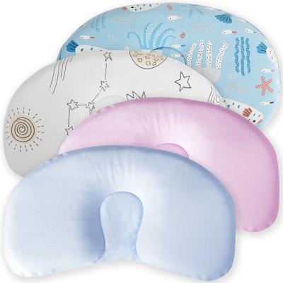 China Memory Foam Crib Anti-Roll Support Apartment Sleep Head Shaping Pillow for Newborn for sale