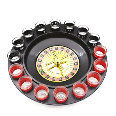 China Lucky Shot Drinking Game 16 Glasses Drink Up Games Casino Roulette Game Spinning Arrow Game Drinking Adults For 2-8 Players DK3030-16 for sale