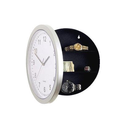 China Design Retro Living Room BRIEF Clock Safe Wall Clocks Modern Safe Storage Box Plastic Clock With Hidden Box for sale