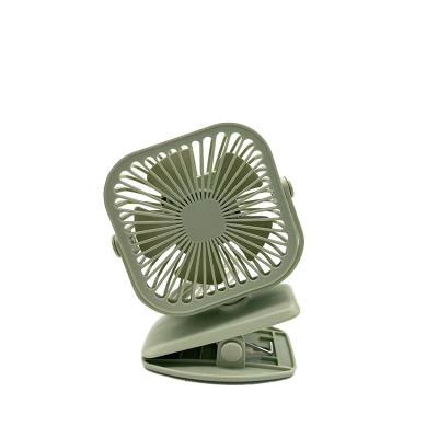 China Outdoor Small Rechargeable Battery Fans Portable 360 ​​Degree Electric Fan USB Charger Oscillating Clip On Desk Mini Fan for sale