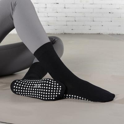 China Soft Non-slip Socks Adult Dance Sports Booties Cotton Socks Female Yoga Beginners Stockings for sale