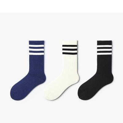 China Soft Custom Design Bamboosocks Cotton OEM Crew Socks White Black Sports Compression Socks for sale