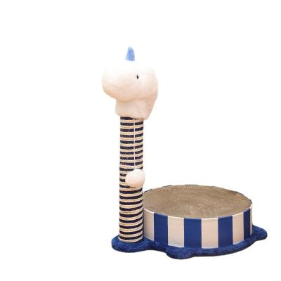 China Cat Scratching Board Cat Tree Fashionable Cat Scratcher Cardboard for sale