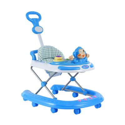 China MUSIC Design Anti Rollover Monkey Toy Baby U Shaped Walker With Music for sale