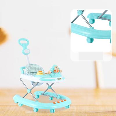 China MUSIC Universal rotating type 360 ​​degree first education baby anti-rollover walker equipped with music and toys for sale