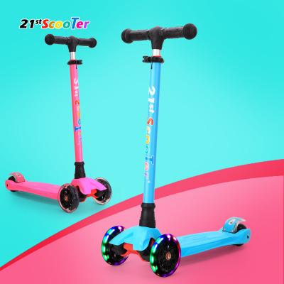 China Wholesale Kid Factory PU Tires For Kids Kick Scooter Foot Scooters for sale