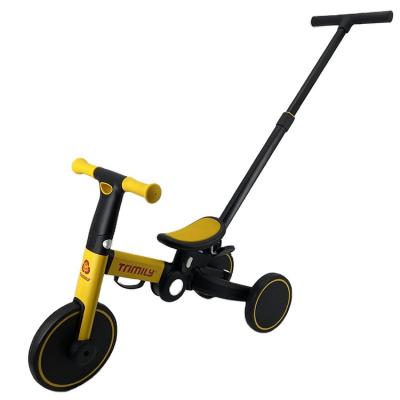 China 2021 Wholesale Cheap Ride On Toy 2021 Children's Toddler Push Tricycle Car Baby Tricycle Walker for sale