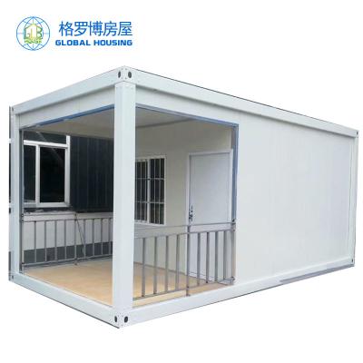 China Modular 20ft 40 ft portable storage foldout house fully furnished home prefab container home houses for sale