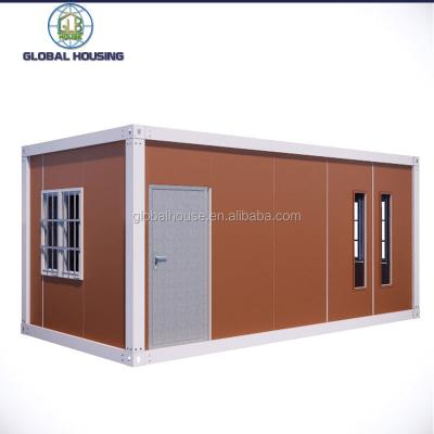 China Modern luxury 40 feet 12m expandable houses pre fabricated flat pack mobile container prefab container home house for sale