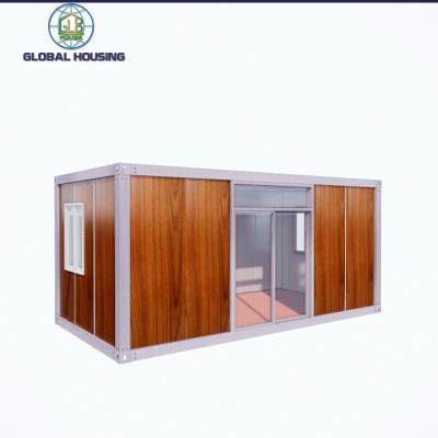 China Modern folding foldable shipping pre fab flat pack bathroom bedroom kitchen prefab container home for sale for sale