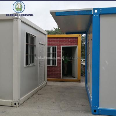 China Portable 20 feet 40ft eco shipping custom furnished prefab container home houses for sale