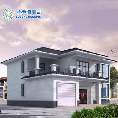 China Prefab Villa Modern Australia New Zealand Standard Luxury Prefabricated Light Steel Frame House Villa for sale