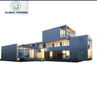 China GLOBAL HOUSING Light steel structure keel building for villa , high-Quality Residential Building , Export to New Zealand for sale