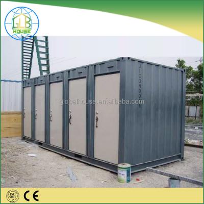 China Prefabricated 20ft shipping container mobile toilet price for sale