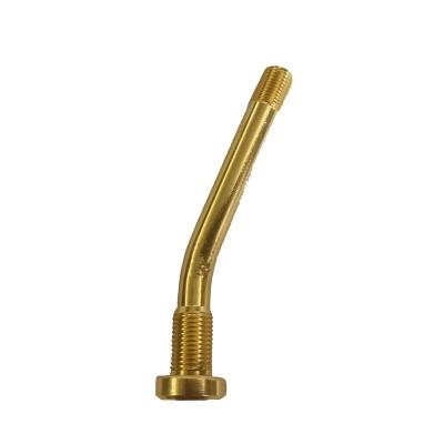 China Brass High Quality Truck Tire Valve Clamp-in Tire Valves V3.20.4 Tubeless Clamp-in Brass Truck Bus Tire Valve for sale