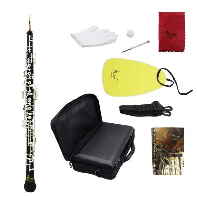 China Professional Performance Slade 22 Head Full Automatic BB Tone Black Oboe With Bakelite Tube Body Hardware for sale