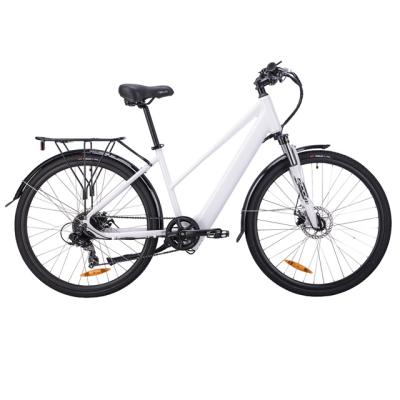 China Affordable aluminum alloy city ebike integrated battery electric bicycle with powerful high efficiency 36V 250w MOTOR, ebike made in China for sale