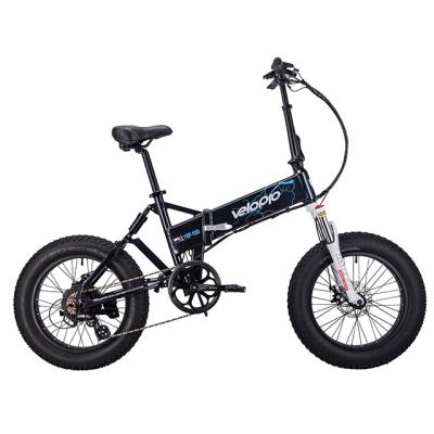 China China high quality aluminum alloy built in 48V 500W suspension fat tire folding electric bicycle for snow ebike for sale