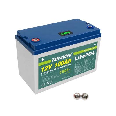 China BOATS Long Life In Running Ready To Ship Lifepo4 Battery BMS 12V 100Ah Deep Cycle Lithium Golf Cart Battery for sale