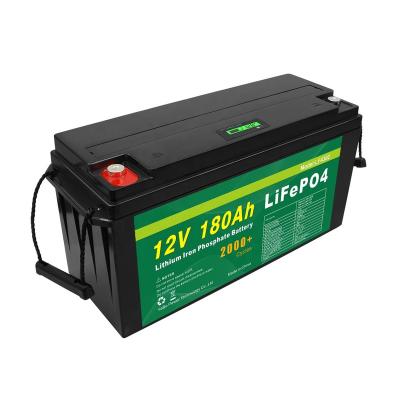 China High Quality BOATS 12V 180Ah Lithium Lifepo4 Battery Pack Sealed In Storage Batteries For UPS for sale