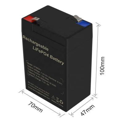 China Power Tools Wholesale Lithium Ion Deep Cycle Sale Lithium Ion Batteries 6v LiFePO4 Battery for sale