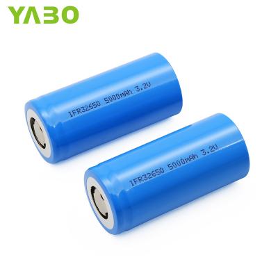 China Hot Sale Safety Cylindrical Screw Energy Storage 32700 32650 Battery 3.2v 5000mAh LiFePO4 32650 Rechargeable for sale