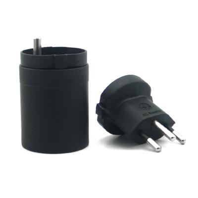 China 10A/16A residential/general purpose French to Swiss plug adapter with round box for sale