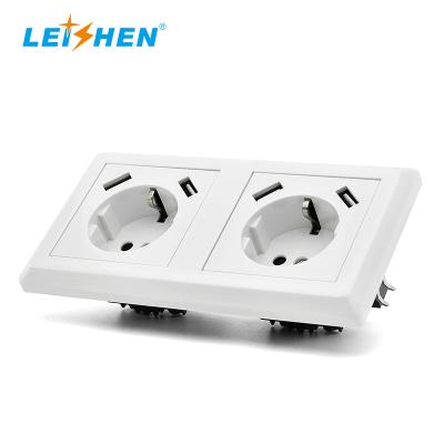 China 2019 Smart EU wifi EU plug EU style plug EU style socket electric steckdose EU wifi socket LEISEHN 9633 for sale