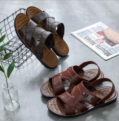 China Other Classic Men's New Summer Sandals Shoes Slippers Walking Sandals Roman Comfortable Soft Men's Shoes for sale