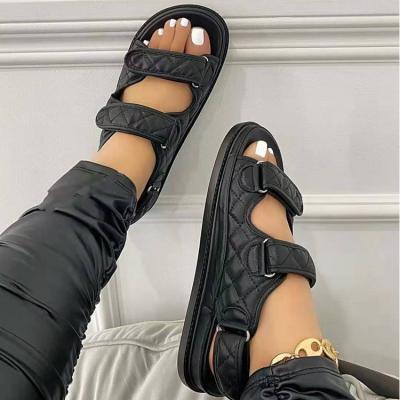 China High Quality Women Designer Factory Ladies Shoes Summer Sandalias Platform Sandals Women Lightweight Luxury Hook & Loop for sale