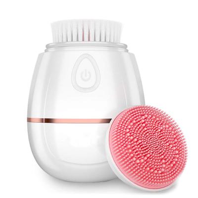 China Electric Facial Massage DEEP CLEANING Deep Cleansing Brushes Waterproof Exfoliating Face Filler Brush Cleaning Massaging Egg Shape Radio Refill for sale