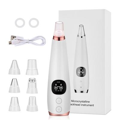 China Acne Treatment Blackhead Suction Instrument Pore Vacuum Face Remover Cleansing Blackhead Whiteheads Facial Electronic Acne Remover for sale