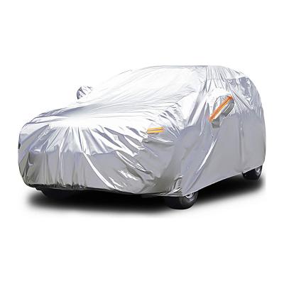 China Full Body Cover Parking Cover Polyester UV Protection SUV Outdoor Car Cover for sale