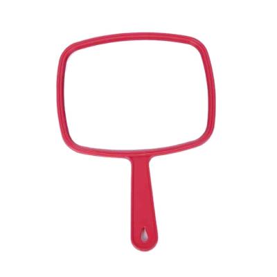 China Morden Compact Luxury Plastic Handheld Small Square Custom Cosmetic Hand Mirrors For Women for sale