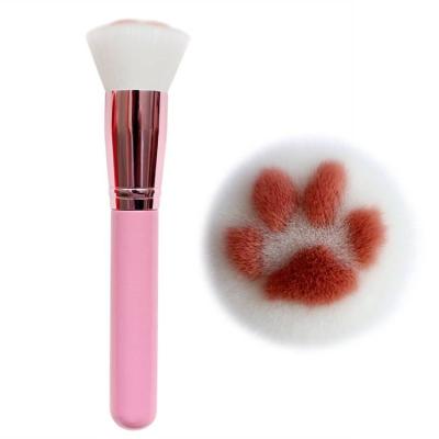 China Hot Selling Single Smudge Brush Small Size Shape Makeup Brush Nail Brush for sale