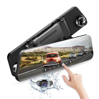 China NIGHT VISION 11.8 Inch Full HD Touch Screen Mirror Dash Cam 150 Lens Dual Rear View Camera With Starlight for sale