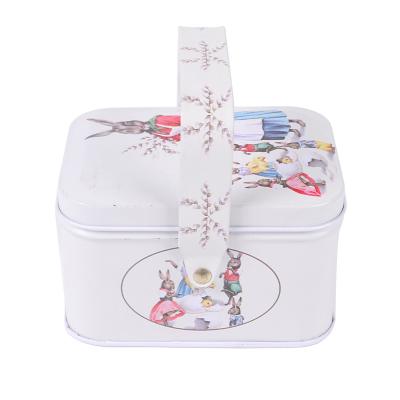 China American Metal Tinplate Holiday Packing Supplies Tin Box Cosmetics Food Tin Box Tea Gift Tin for sale