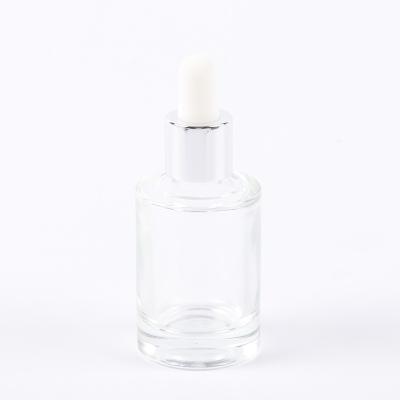 China 30ml spot 30ml shoulder bottle 50ml tither varch 60ml essence bottle original flat matte transparent child safe essential oil bottle for sale