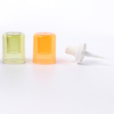 China Non Spill Plastic Colorful Soft Closing Fine Mist Spray Pump With Cap for sale