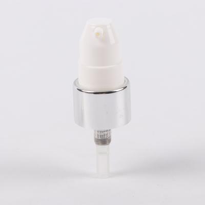 China Non Spill New Anodized Aluminum Head Lotion Pump Lotion Pump Bottle Press Pump Base Essence Powder Liquid Pump Manufacturer Supply for sale