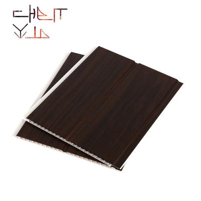 China china manufacturer cielo raso techos en pvc ceiling panel wooden pure white uv laminate pvc wall panel for apartment for sale